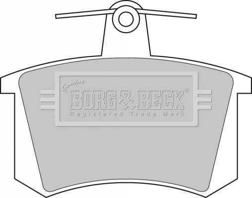Borg & Beck BBP1503 - Тормозные колодки, дисковые, комплект autodnr.net