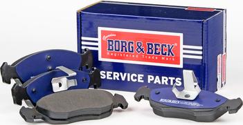 Borg & Beck BBP1505 - Тормозные колодки, дисковые, комплект autodnr.net