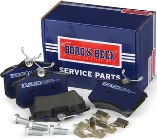 Borg & Beck BBP1512 - Тормозные колодки, дисковые, комплект avtokuzovplus.com.ua