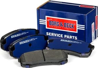 Borg & Beck BBP1514 - Гальмівні колодки, дискові гальма autocars.com.ua