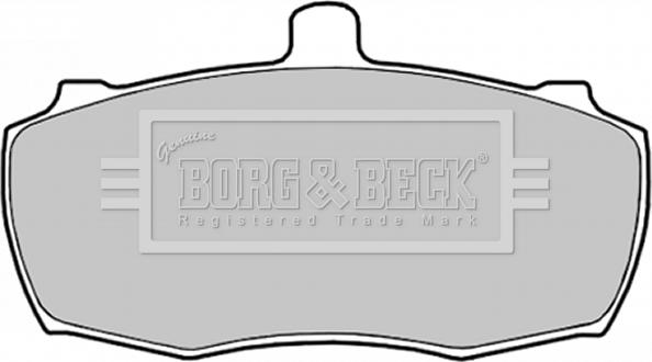 Borg & Beck BBP1519 - Гальмівні колодки, дискові гальма autocars.com.ua
