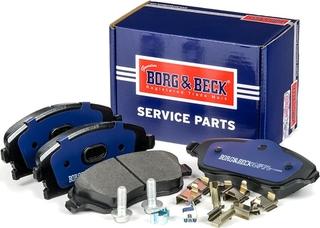 Borg & Beck BBP1523 - Тормозные колодки, дисковые, комплект autodnr.net