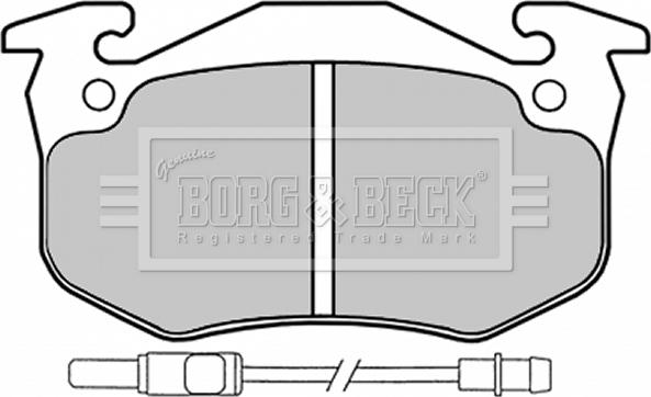 Borg & Beck BBP1525 - Гальмівні колодки, дискові гальма autocars.com.ua
