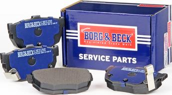 Borg & Beck BBP1527 - Тормозные колодки, дисковые, комплект avtokuzovplus.com.ua
