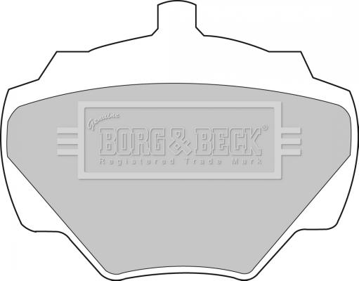 Borg & Beck BBP1528 - Гальмівні колодки, дискові гальма autocars.com.ua
