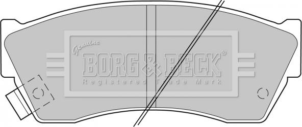 Borg & Beck BBP1529 - Гальмівні колодки, дискові гальма autocars.com.ua