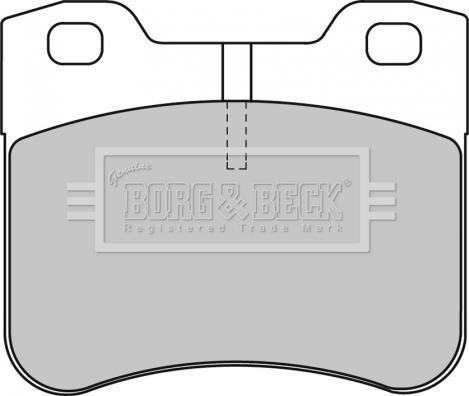 Borg & Beck BBP1530 - Гальмівні колодки, дискові гальма autocars.com.ua