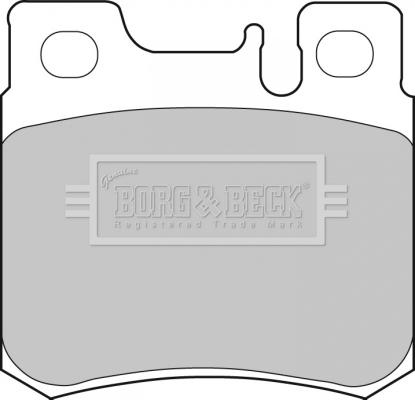 Borg & Beck BBP1533 - Гальмівні колодки, дискові гальма autocars.com.ua