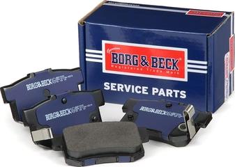 Borg & Beck BBP1535 - Тормозные колодки, дисковые, комплект avtokuzovplus.com.ua