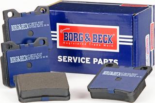 Borg & Beck BBP1537 - Тормозные колодки, дисковые, комплект avtokuzovplus.com.ua