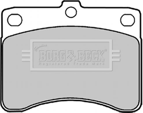 Borg & Beck BBP1547 - Тормозные колодки, дисковые, комплект avtokuzovplus.com.ua