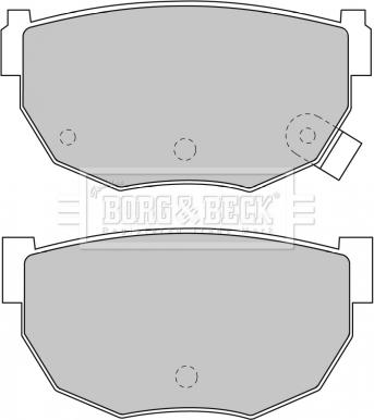 Borg & Beck BBP1549 - Гальмівні колодки, дискові гальма autocars.com.ua