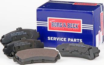 Borg & Beck BBP1552 - Тормозные колодки, дисковые, комплект autodnr.net