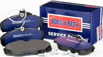 Borg & Beck BBP1561 - Гальмівні колодки, дискові гальма autocars.com.ua