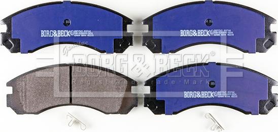 Borg & Beck BBP1565 - Тормозные колодки, дисковые, комплект autodnr.net