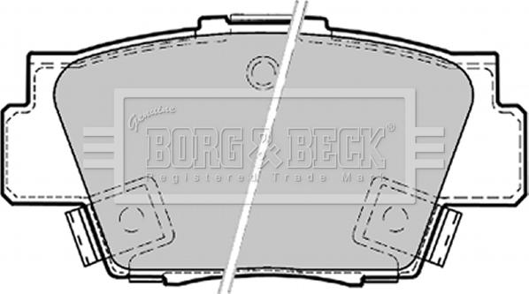Borg & Beck BBP1569 - Тормозные колодки, дисковые, комплект autodnr.net