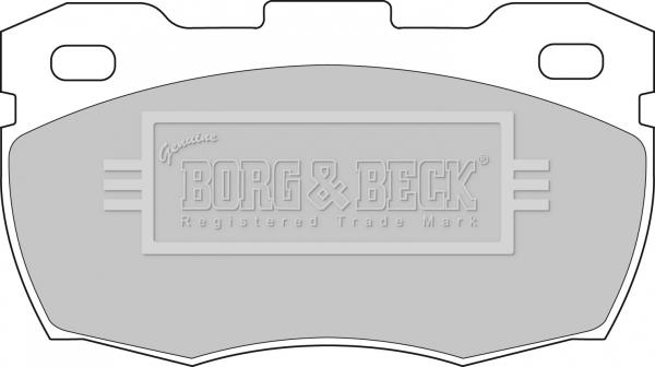 Borg & Beck BBP1571 - Гальмівні колодки, дискові гальма autocars.com.ua