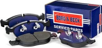Borg & Beck BBP1578 - Тормозные колодки, дисковые, комплект autodnr.net