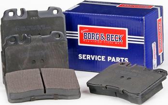 Borg & Beck BBP1587 - Тормозные колодки, дисковые, комплект avtokuzovplus.com.ua