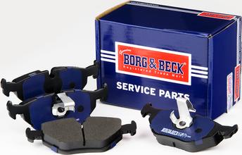 Borg & Beck BBP1591 - Тормозные колодки, дисковые, комплект avtokuzovplus.com.ua