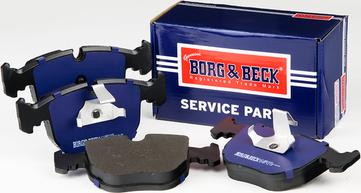 Borg & Beck BBP1595 - Тормозные колодки, дисковые, комплект avtokuzovplus.com.ua