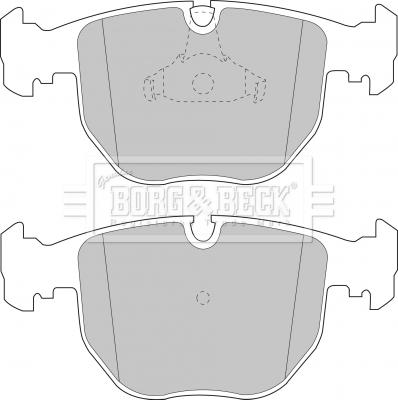 Borg & Beck BBP1595 - Гальмівні колодки, дискові гальма autocars.com.ua