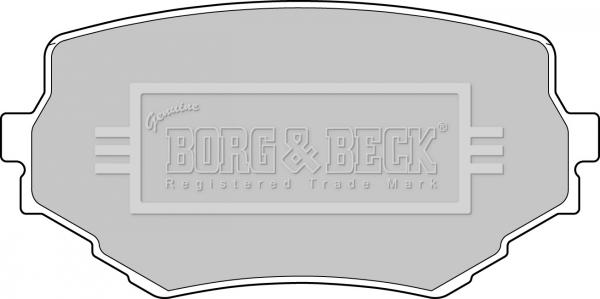 Borg & Beck BBP1597 - Гальмівні колодки, дискові гальма autocars.com.ua