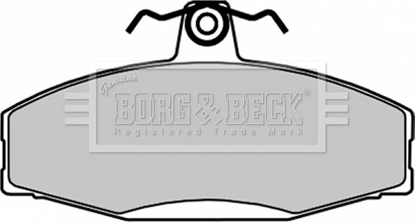 Borg & Beck BBP1604 - Тормозные колодки, дисковые, комплект avtokuzovplus.com.ua
