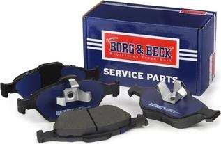 Borg & Beck BBP1615 - Гальмівні колодки, дискові гальма autocars.com.ua