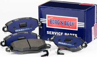 Borg & Beck BBP1623 - Тормозные колодки, дисковые, комплект autodnr.net