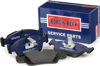 Borg & Beck BBP1627 - Тормозные колодки, дисковые, комплект avtokuzovplus.com.ua