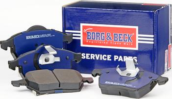 Borg & Beck BBP1643 - Гальмівні колодки, дискові гальма autocars.com.ua