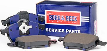 Borg & Beck BBP1645 - Тормозные колодки, дисковые, комплект avtokuzovplus.com.ua