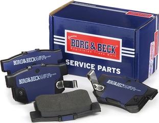Borg & Beck BBP1656 - Тормозные колодки, дисковые, комплект avtokuzovplus.com.ua
