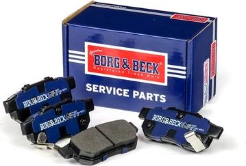 Borg & Beck BBP1657 - Гальмівні колодки, дискові гальма autocars.com.ua
