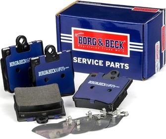 Borg & Beck BBP1669 - Гальмівні колодки, дискові гальма autocars.com.ua