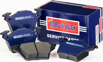 Borg & Beck BBP1670 - Тормозные колодки, дисковые, комплект avtokuzovplus.com.ua