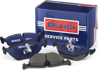 Borg & Beck BBP1677 - Тормозные колодки, дисковые, комплект avtokuzovplus.com.ua