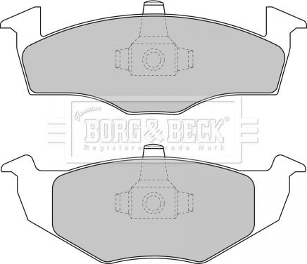 Borg & Beck BBP1691 - Гальмівні колодки, дискові гальма autocars.com.ua