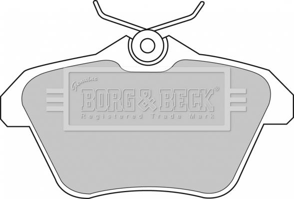 Borg & Beck BBP1699 - Тормозные колодки, дисковые, комплект autodnr.net