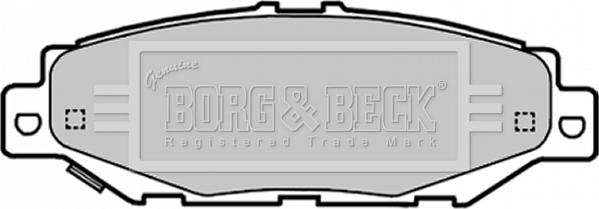 Borg & Beck BBP1701 - Гальмівні колодки, дискові гальма autocars.com.ua