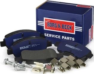 Borg & Beck BBP1703 - Гальмівні колодки, дискові гальма autocars.com.ua