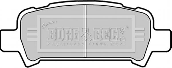 Borg & Beck BBP1705 - Тормозные колодки, дисковые, комплект avtokuzovplus.com.ua