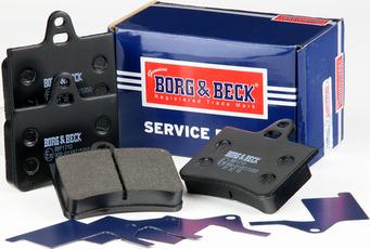 Borg & Beck BBP1710 - Гальмівні колодки, дискові гальма autocars.com.ua