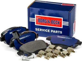Borg & Beck BBP1716 - Тормозные колодки, дисковые, комплект autodnr.net