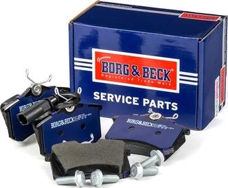 Borg & Beck BBP1721 - Тормозные колодки, дисковые, комплект autodnr.net