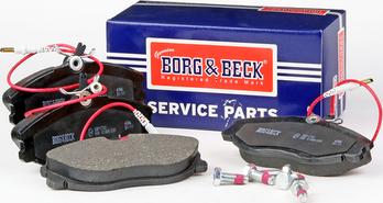 Borg & Beck BBP1730 - Тормозные колодки, дисковые, комплект autodnr.net