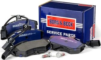 Borg & Beck BBP1733 - Гальмівні колодки, дискові гальма autocars.com.ua