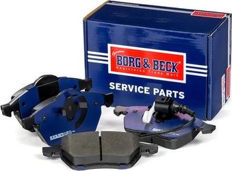 Borg & Beck BBP1734 - Тормозные колодки, дисковые, комплект avtokuzovplus.com.ua