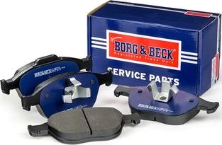 Borg & Beck BBP1739 - Гальмівні колодки, дискові гальма autocars.com.ua